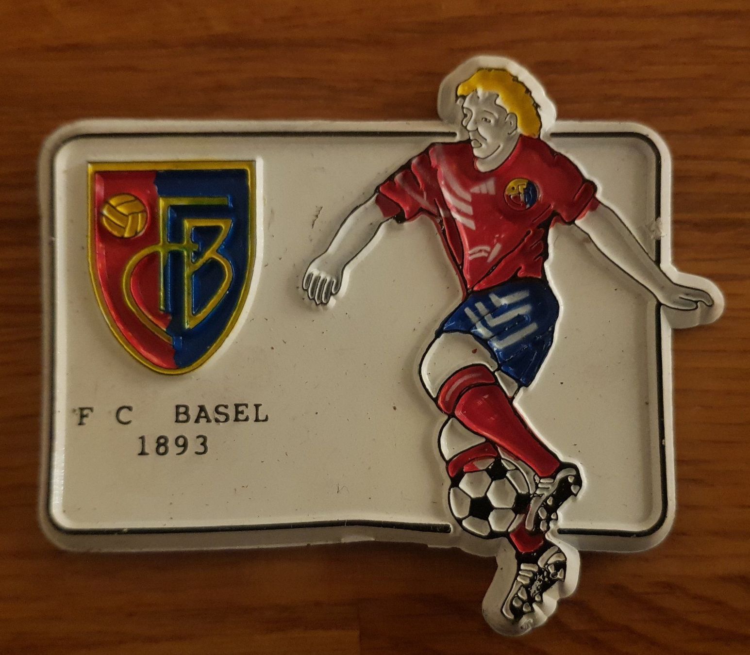 Calamite: FC Basel Magneg alt ca. 92-95 – Usato da Emmenbrücke venduto da Herzog07 1