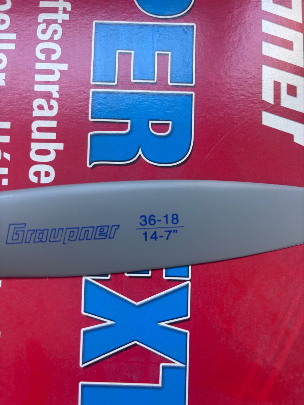 Graupner RC Modellbau: Hélice tripale14x7 Graupner Super Extra en nylon renforcé – Gebraucht aus Genève von Sabgoblin 4