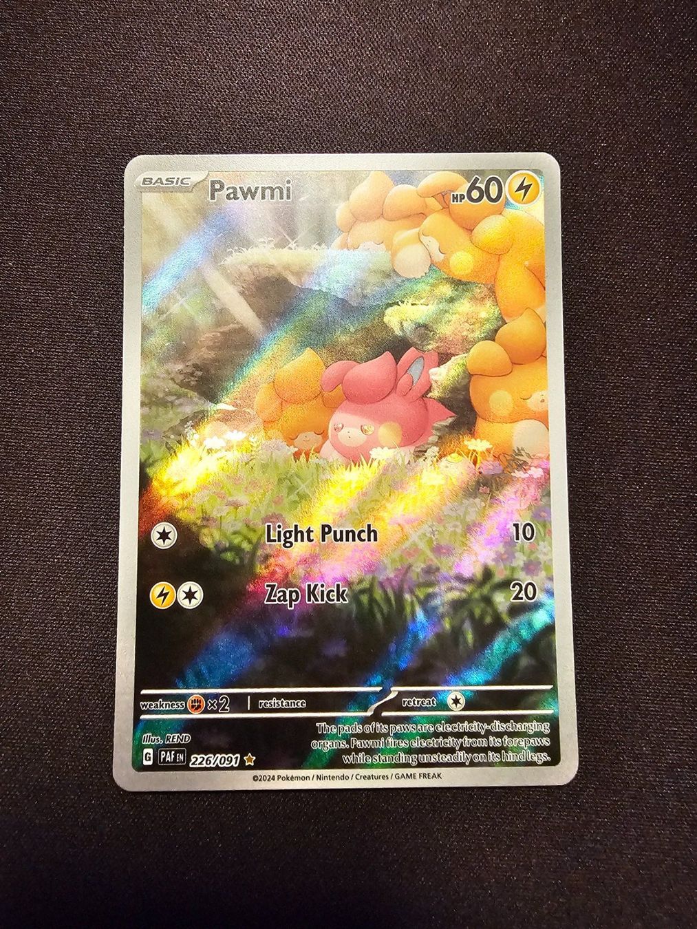 Pokémon Cartes à collectionner: Pawmi 226/091 – D'occasion à Lufingen par Argannon