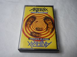 Rare MC Kassette - Anthrax - state of euphoria -  Metal Rock
