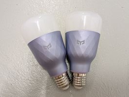 Yeelight RGB LED Glühbirnen E27 2 Stk