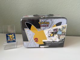 Pokemon Celebrations Koffer 2021 Sealer DE Seltenheit Top