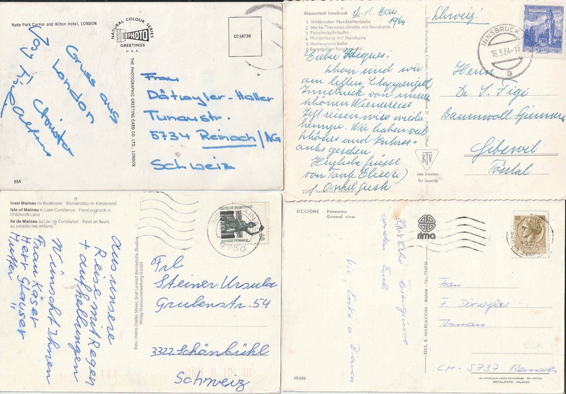 Cartoline postali: 24 Karten Welt – Usato da Lumbrein venduto da made02 3