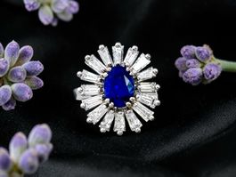 FRISCHKNECHT, St. Gallen, Saphir - Diamant - Cocktailring