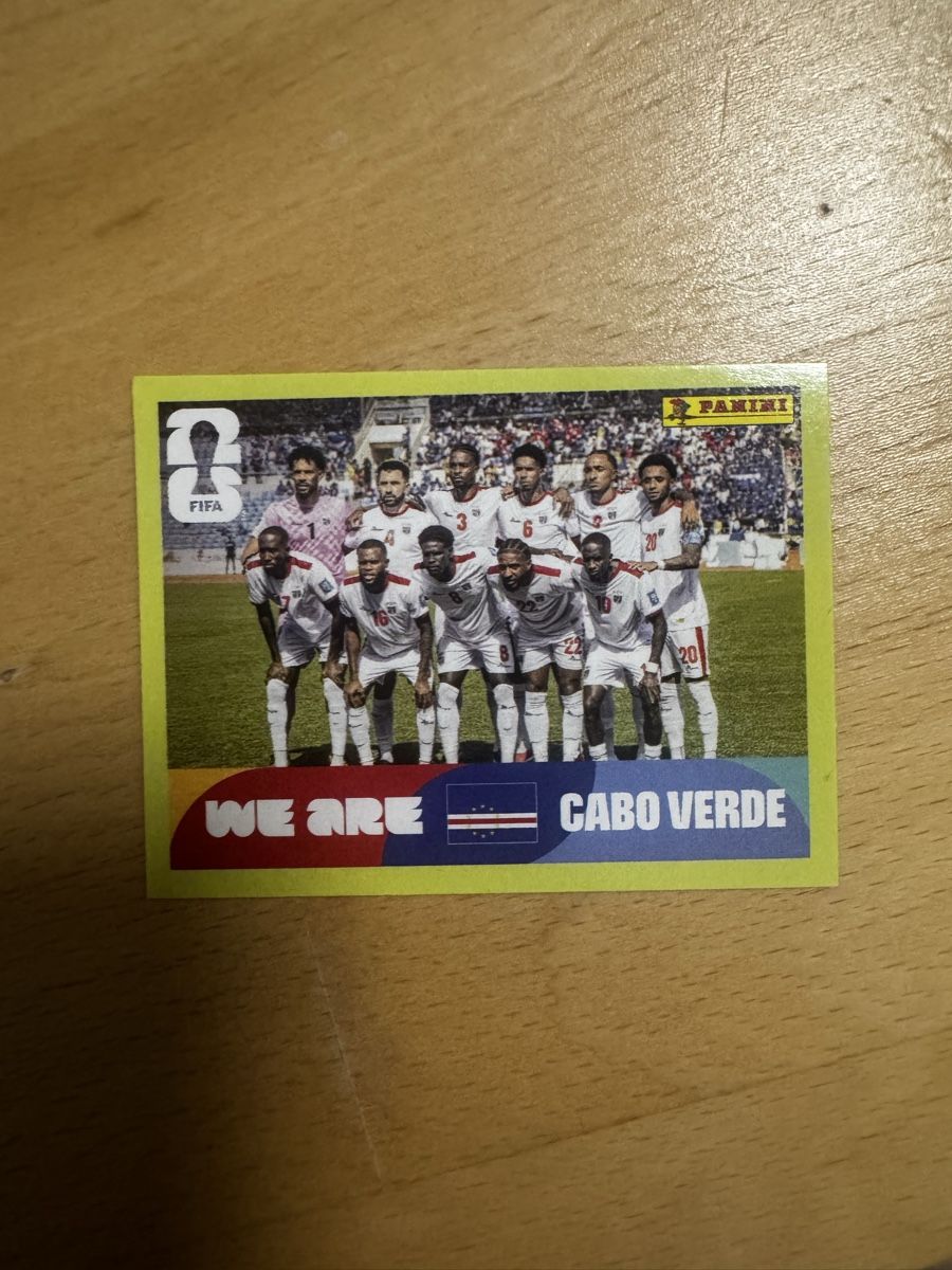 Autocollants: FIFA World Cup 2026 – Cabo Verde Team Sticker – Neuf (Voir description) à Kägiswil par arb_nw7j