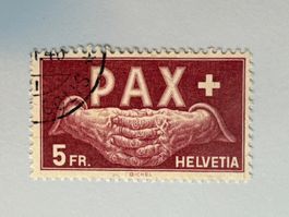 1945, Gedenkausgabe Waffenstillstand Europa, ZNr. 273, geste