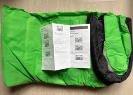Luftsofa grün mit Tragetasche neuwertig unbenutzt