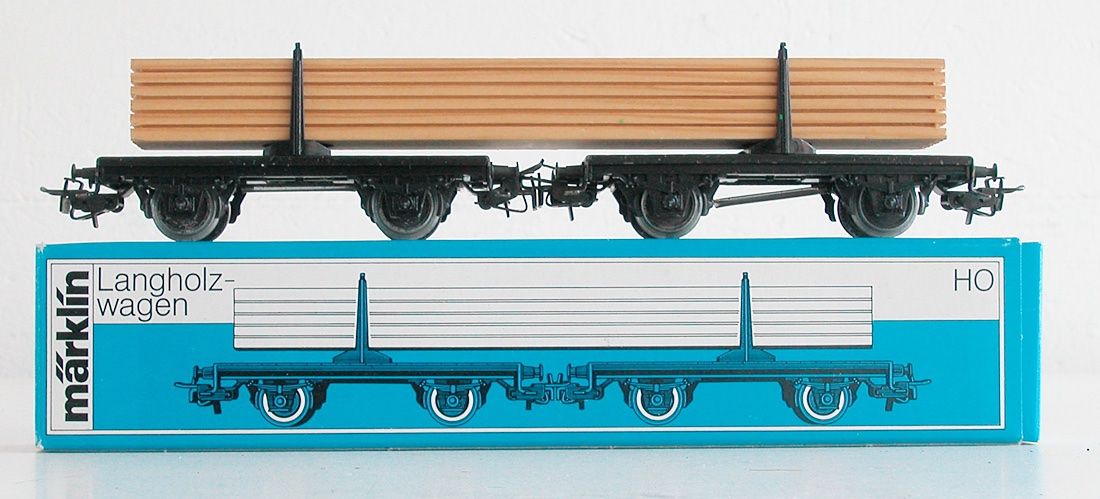 Märklin Modelleisenbahnen: Märklin Langholzwagen Spur H0 – Gebraucht aus Oberwil BL von Klang 5
