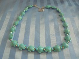 Collier Schildchröttli türkis