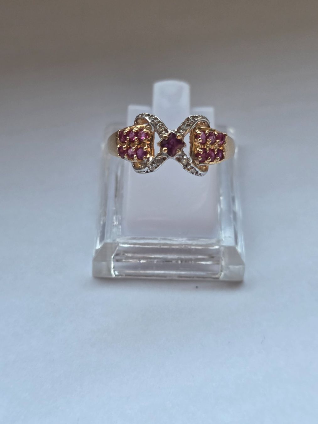 Anelli: 585 Gold Ring + Rubinen & Diamanten – Usato da Binningen venduto da lieblingsstyle 7