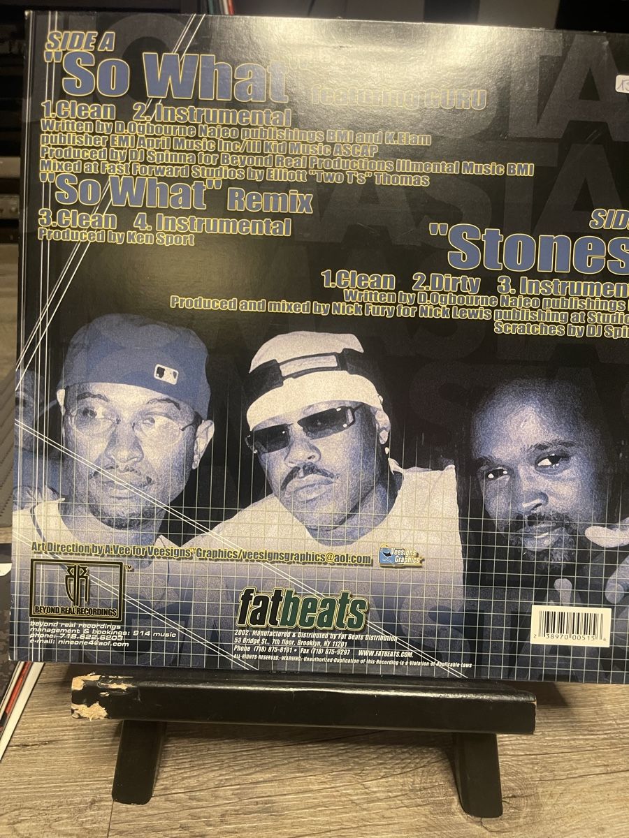 Dischi in vinile: Jigmasta feat Guru / So what – Nuovo (secondo la descrizione) da Dagmersellen venduto da stonefinger 1