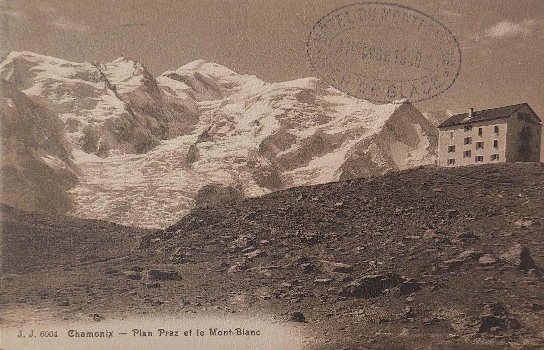 Cartes postales: CHAMONIX - Plan Praz et le Mont-Blanc – D'occasion à Delémont par Domdom1