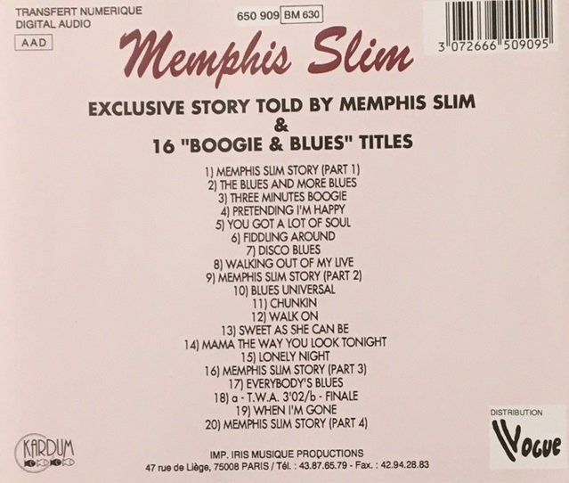 CD: Memphis Slim - The Story – Usato da Grüningen venduto da azulverde 1
