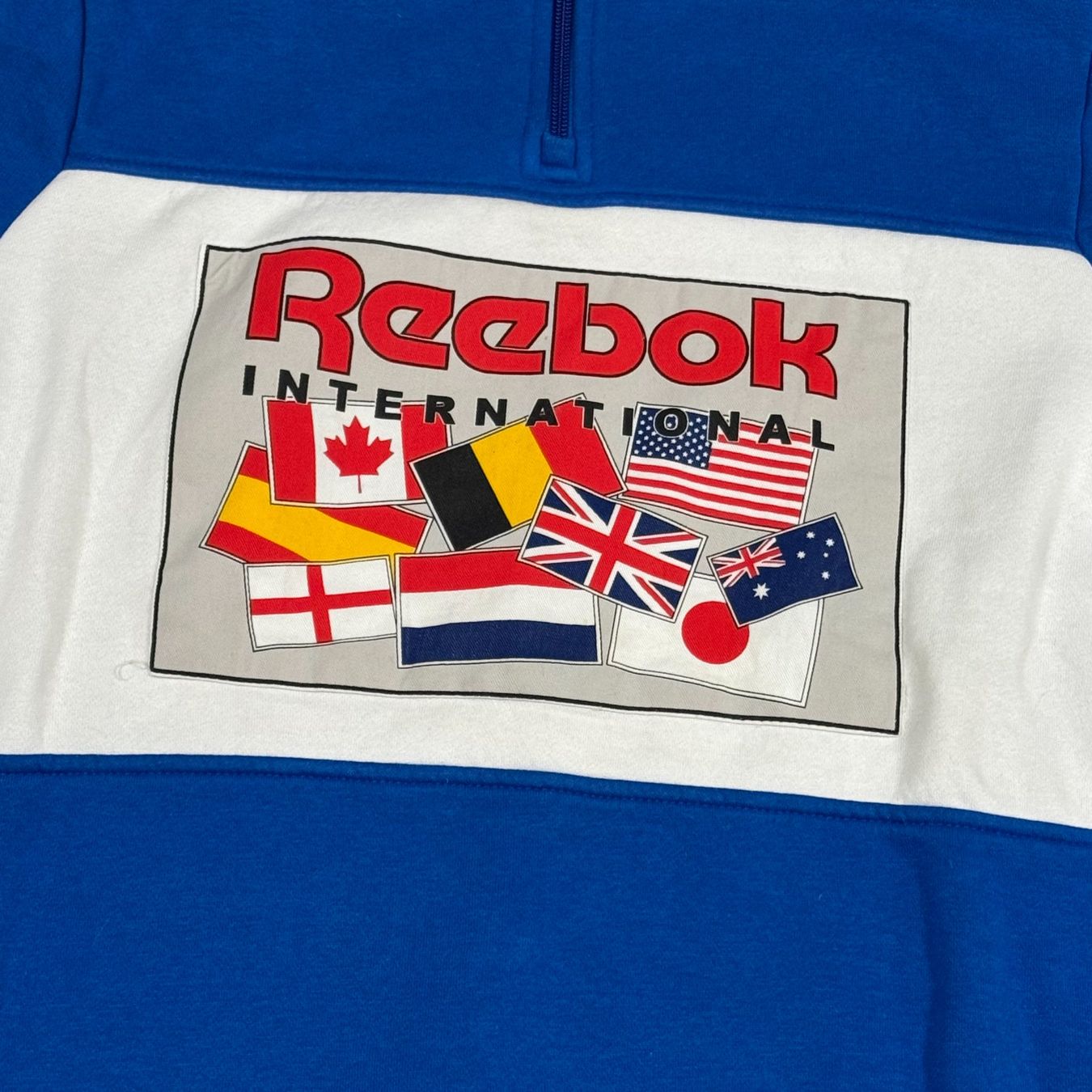 Reebok Pullover & Sweatshirts: Reebok International Pullover Sweatshirt Blau/Weiss Vinta... – Gebraucht aus St. Gallen von sourced_limited 1