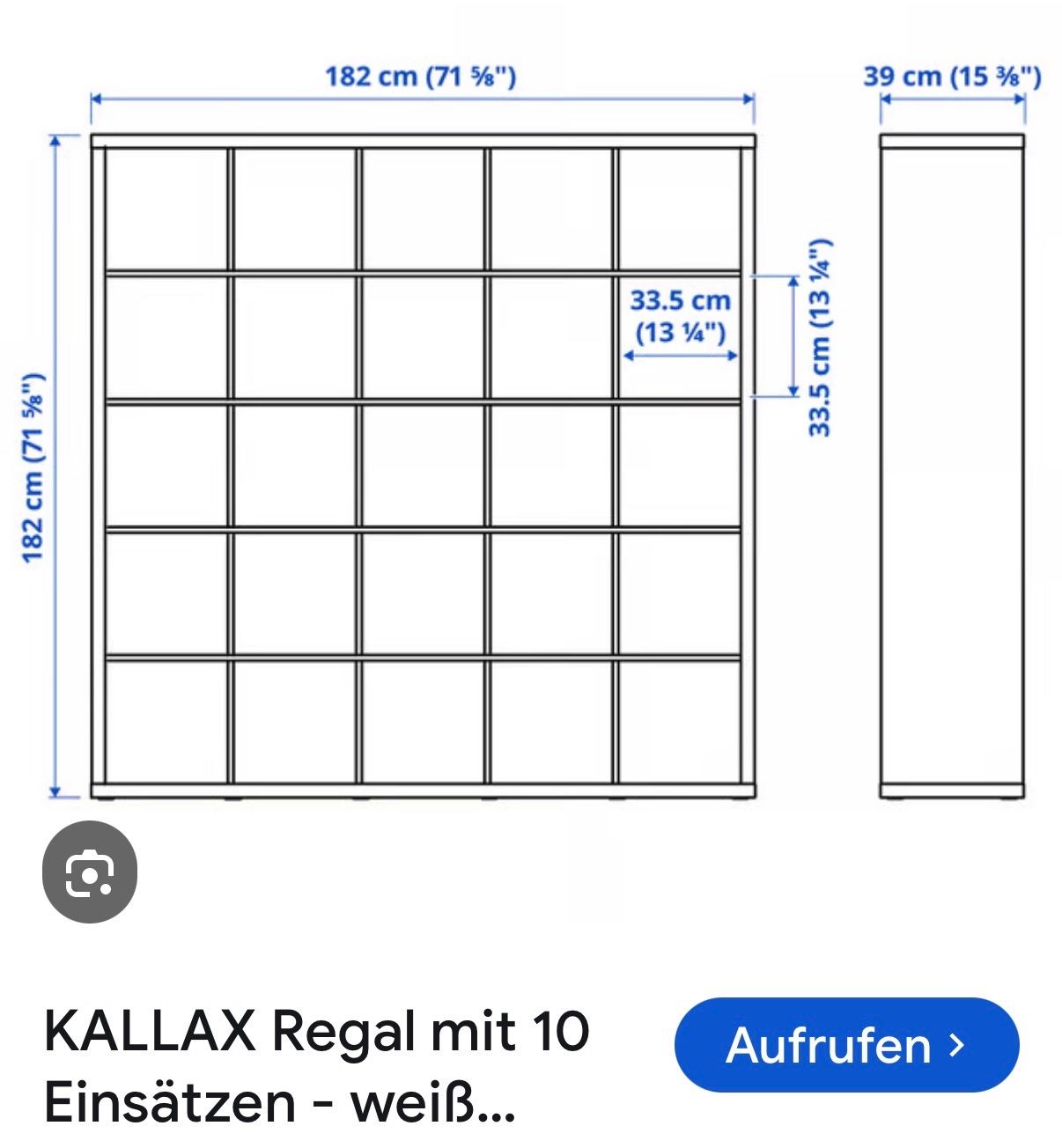Ikea Scaffali: Kallax Regal mit 10 Fächern, weiss – Usato da Meilen venduto da Sura18 3
