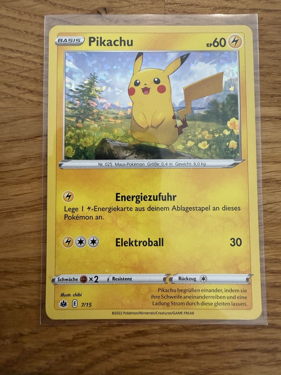 Pokémon Sammelbilder & Trading cards: Pikachu 7/15 – Gebraucht aus Amriswil von sim_nlb6