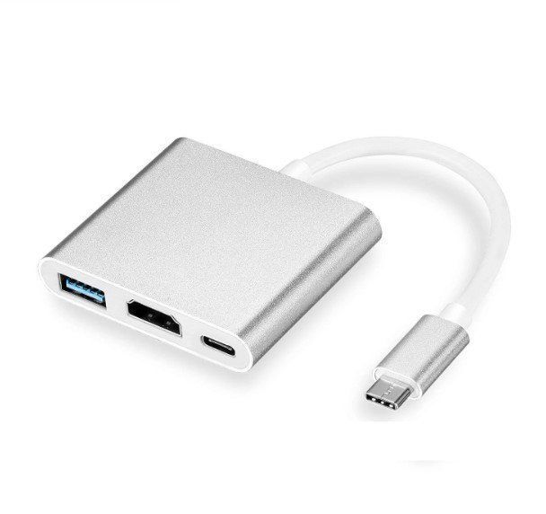 Unità & Adattatore: USB-C auf HDMI/USB/USB-C Hub Adapter MacBook, Laptop, PC – Nuovo e nell'imballaggio originale da Rorschacherberg venduto da elektrofreak 2