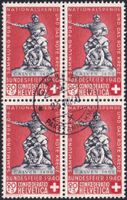 B7 4er-Block mit ZT-Stempel, SBK 400.-