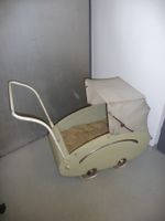 alter Wisa Gloria Puppenwagen aus Holz