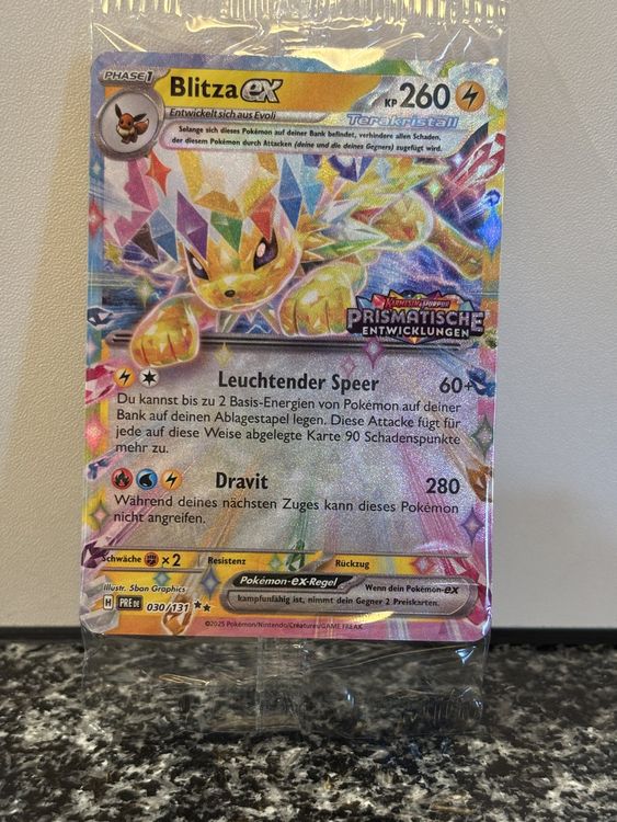Blitza ex (Sealed, Stamp) 🇩🇪 - 30 Prismatische Entwicklung (Neu und ...