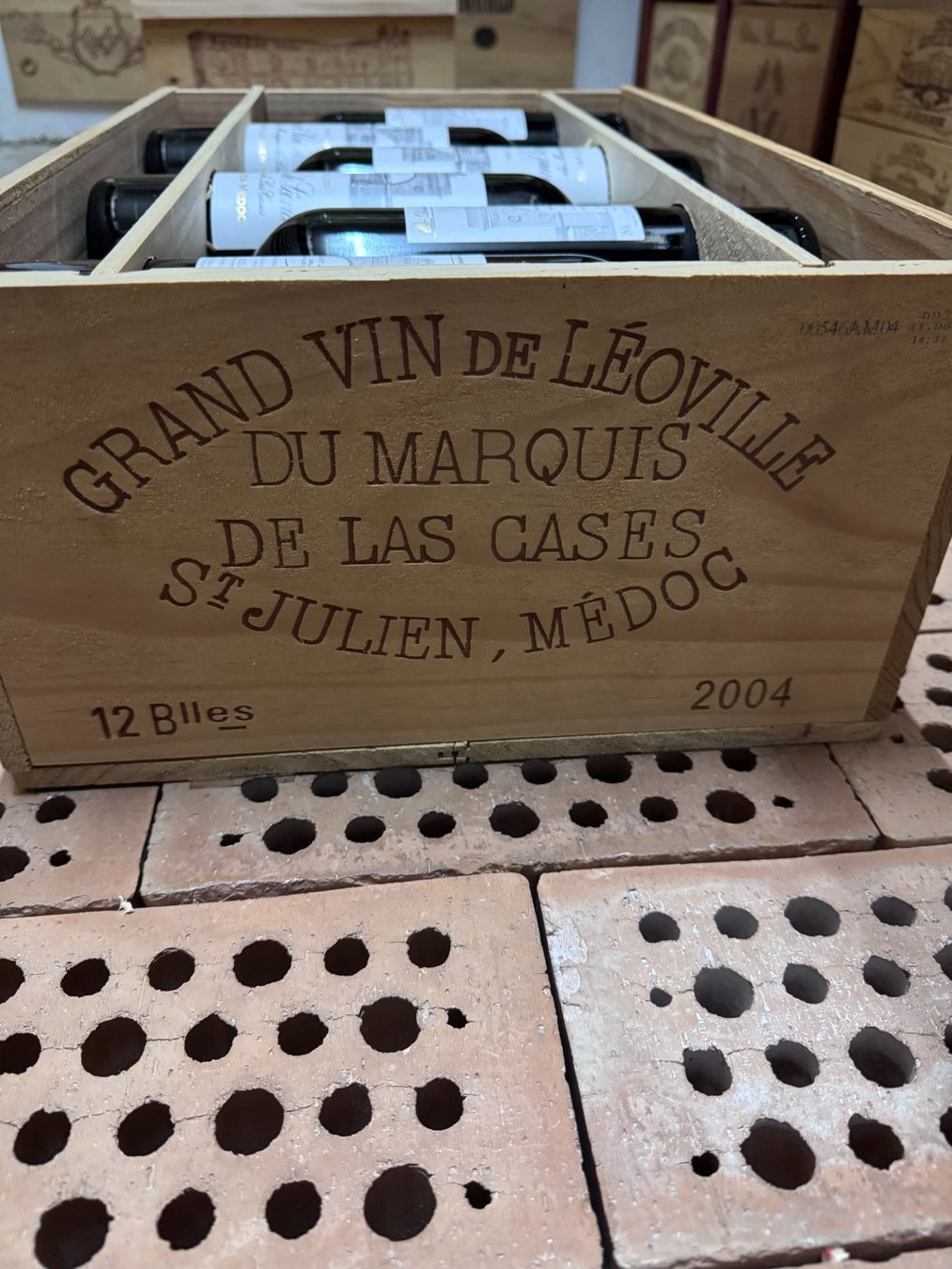 Vino: *** Top Léoville Las Cases 2004 *** – Nuovo e nell'imballaggio originale da Choëx venduto da 7mat 1