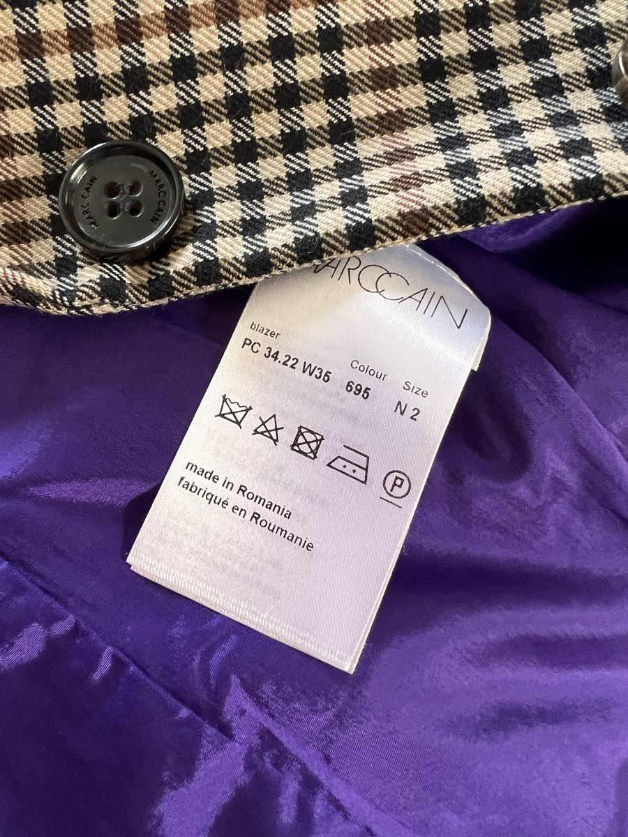 Marc Cain Jacken: Blazer Marc Cain, Gr. 36, kariert  – Gebraucht aus Solothurn von Brini06 5