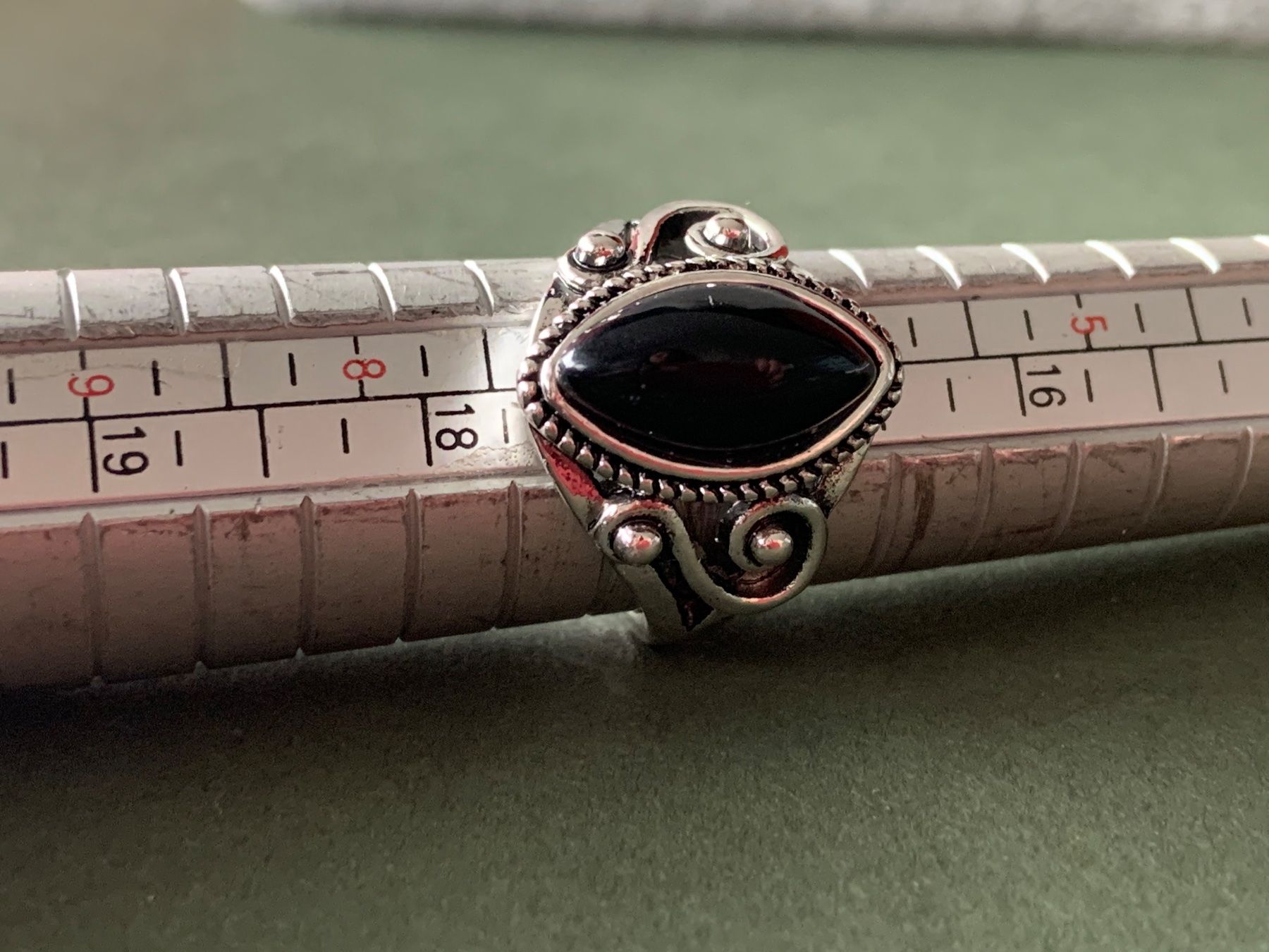 Anelli: Ring Indian Onyx (57/60) – Nuovo (secondo la descrizione) da Dittingen venduto da Bellevista 6