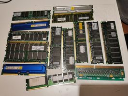 Diverse Arbeitsspeicher RAM DDR, DDR2, SDRAM