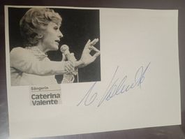 Caterina Valente  - Handsigniert