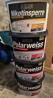 4 seaux de peinture intérieure + set matériel