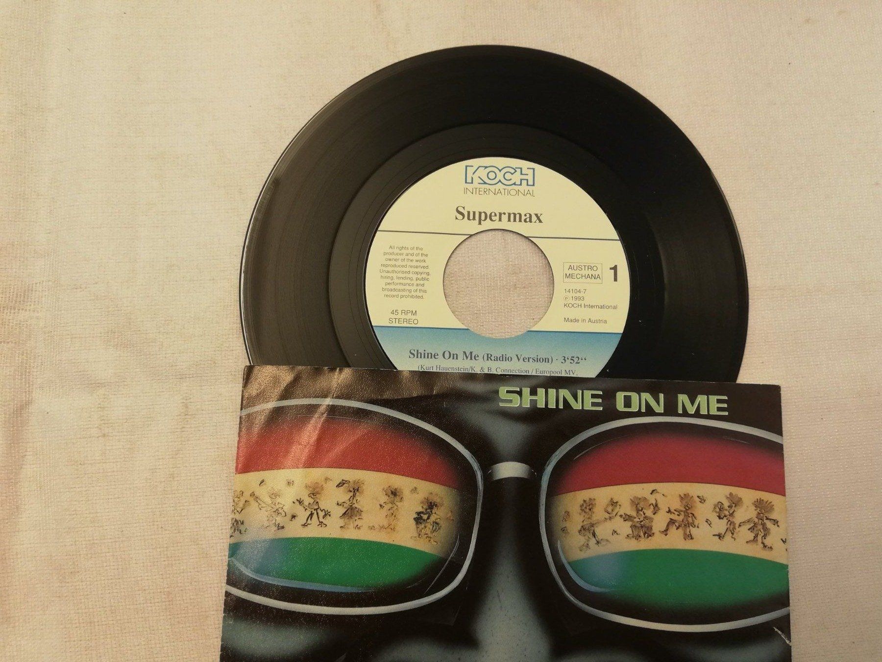 Dischi in vinile: SUPERMAX - SHINE ON ME (SINGLES 7") – Usato da Bern venduto da Vinylsound.ch 2