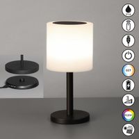 LED Aussen Tischleuchte Solar 28 cm Höhe