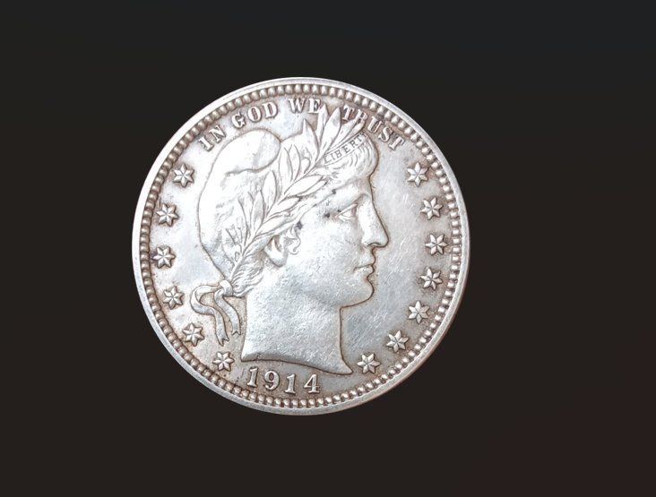 Alle Münzen: **USA QUARTER DOLLAR 1914D***silbermunzen*** – Gebraucht aus LYON FRANCE von Zumbawe 3