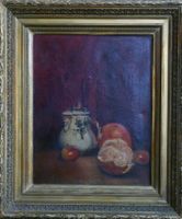 M.Petitguyot * Stillleben Gemälde * XIX Jh. Öl auf Leinwand