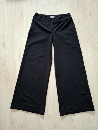 Pantalon large noir Marlene