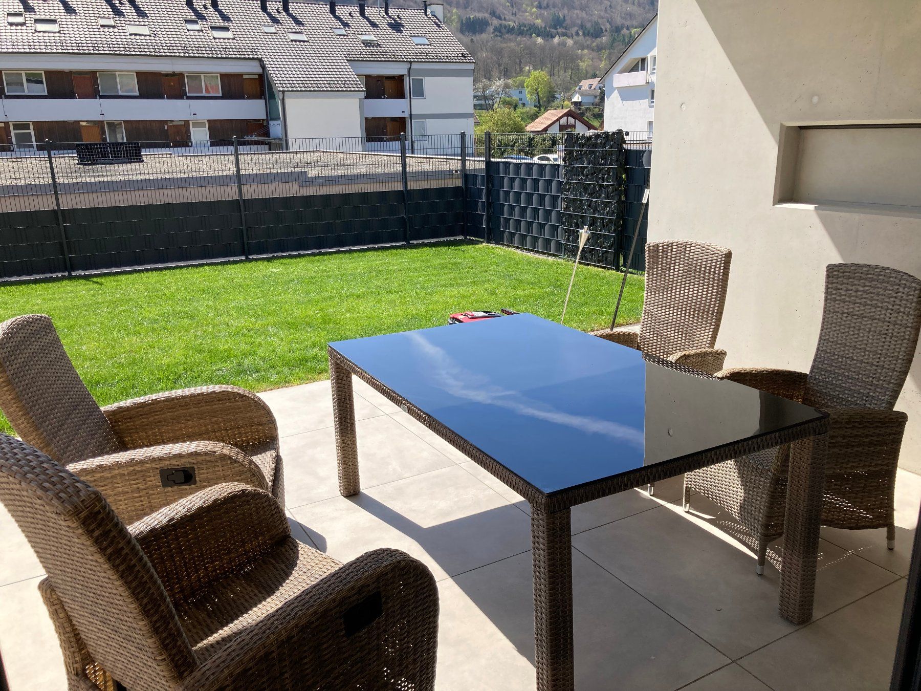 Set di tavolo e panche: Premium Gartenmöbel Set Ploß Rabida Diningtisch + 4 Sessel – Usato da Büsingen venduto da aue_2mh6 4