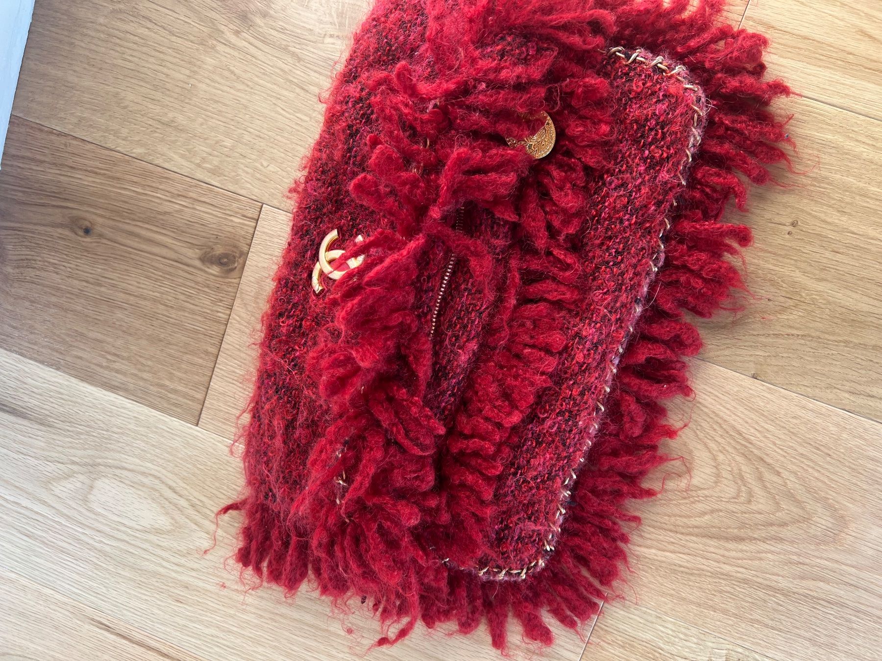 Chanel Taschen: Pochette Chanel en tweed – Gebraucht aus Lutry von roxypoxy 4