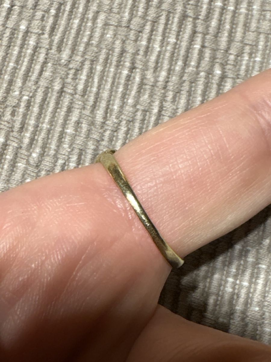 Ringe: Fingerring gold farbig mit Strass / Modeschmuck Gr 62 – Gebraucht aus Rümlang von SchumBru10 2