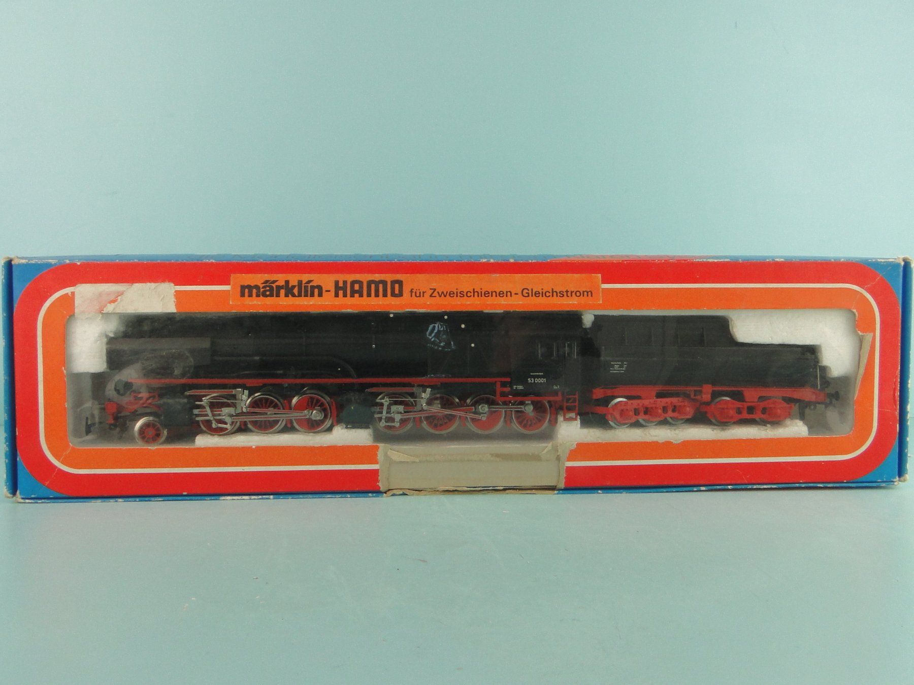 Märklin Modellini di ferrovie: Märklin HAMO 8302 Dampflok BR 53 Mallet, DC – Usato da Bülach venduto da cann11 8