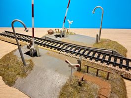Kibri 22 _ Vintage __  Automatische Bahnschranke __ OVP _ H0