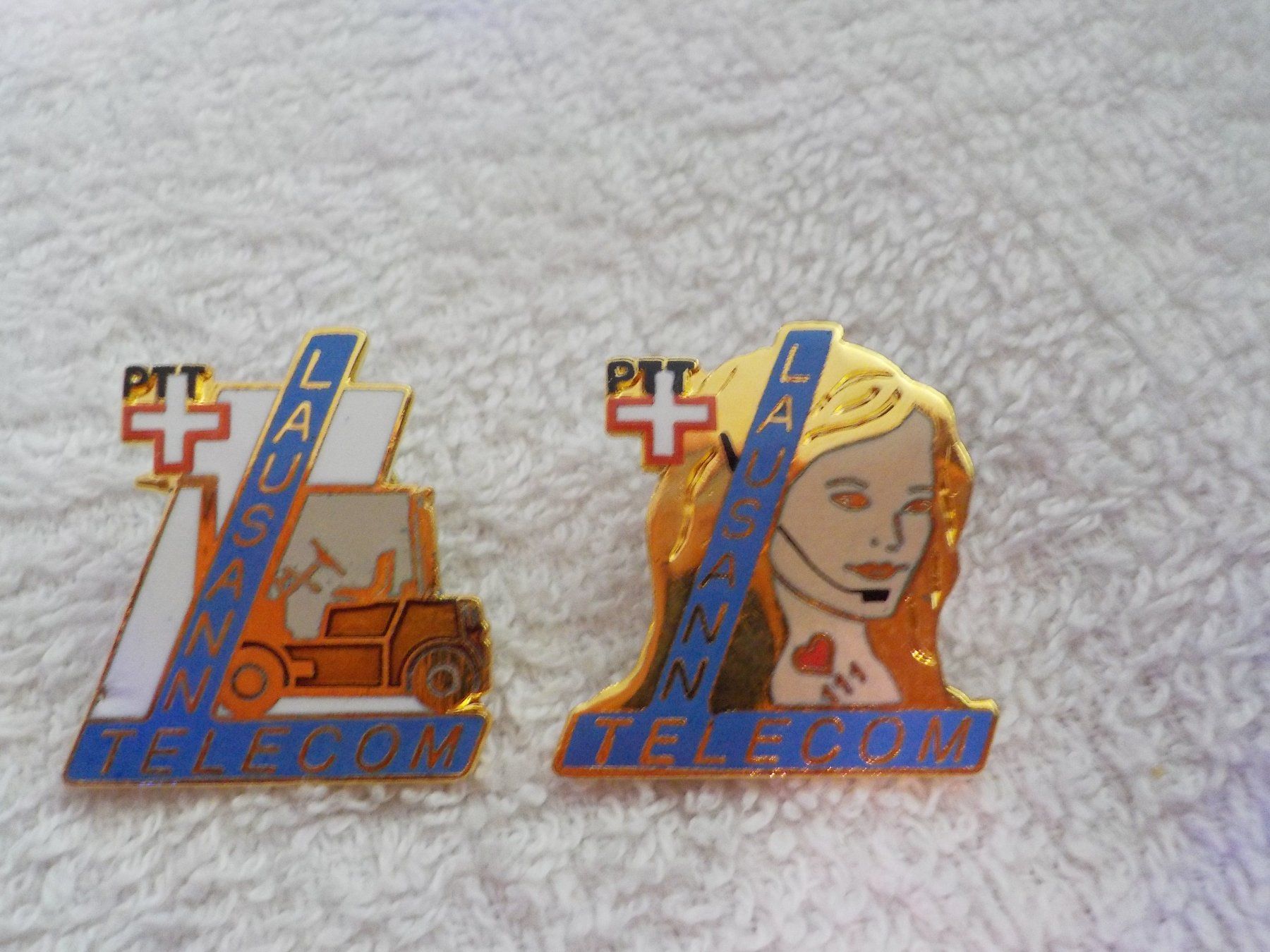 Placchette & Badge: Pin's Lausanne Telecom PTT – Usato da Lausanne venduto da GeoTrouvetou1952