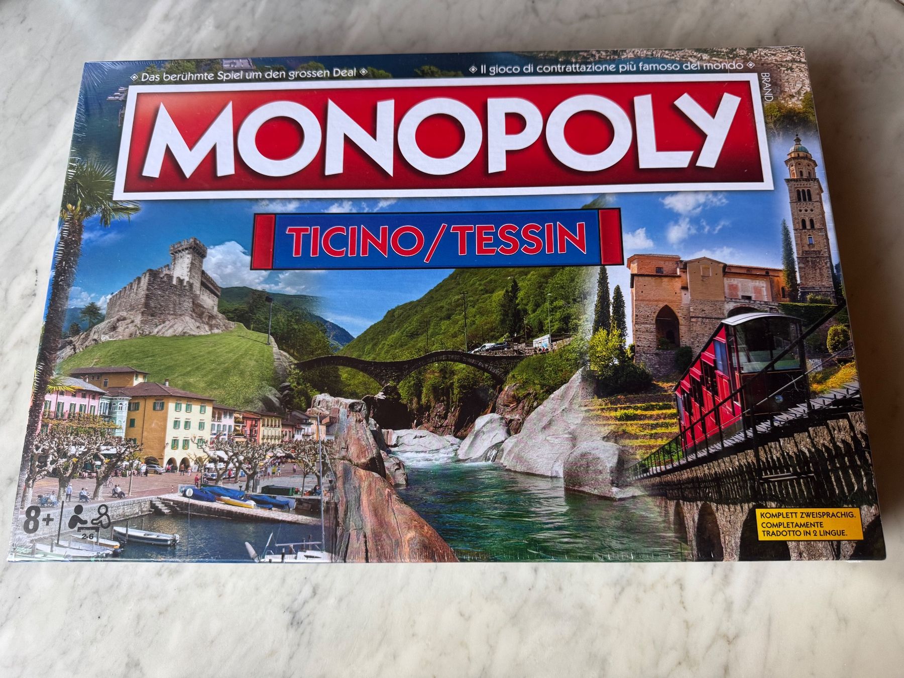 Hasbro Spiele: MONOPOLY TESSIN/ TICINO – Neu und originalverpackt aus hägendorf von twilightprincess
