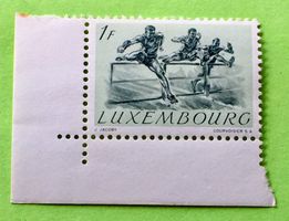 Briefmarken aus Luxemburg Hürdenlauf UNGESTEMPELT