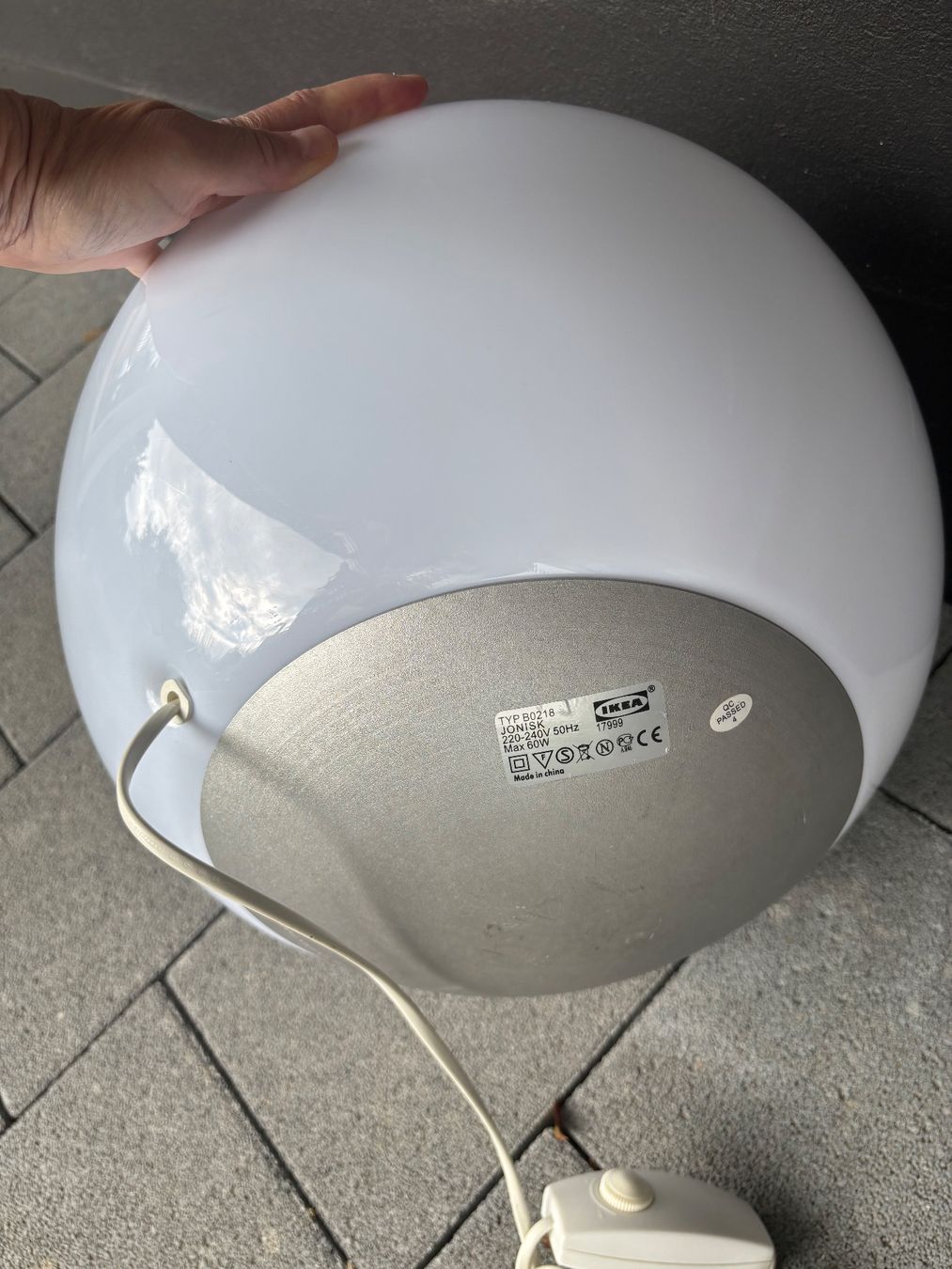 Ikea Lampade: Vintage IKEA JONISK spaceage dimmable light by Carl Öjerstam – Usato da Steinhausen venduto da ChromeVintage 4