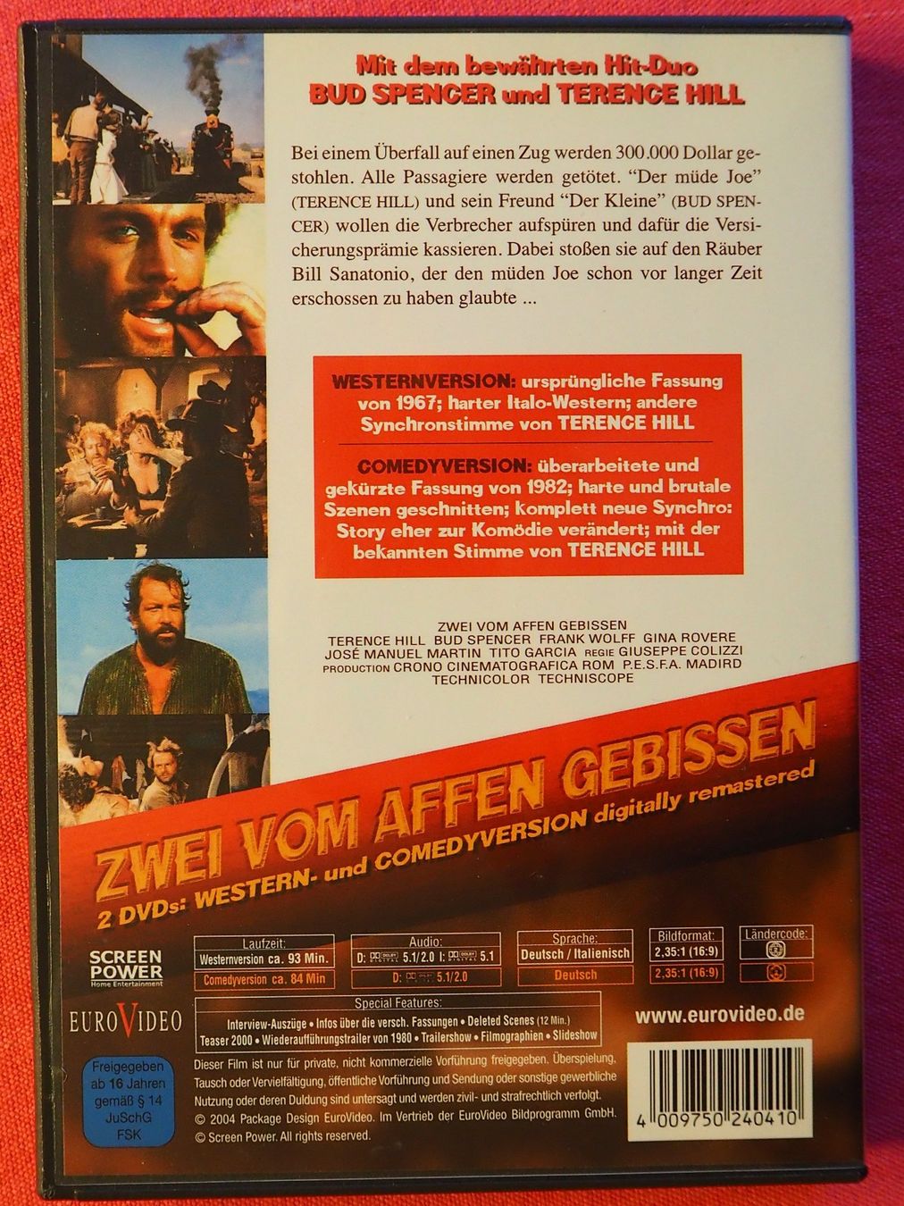 Tutti i DVDs: Zwei vom Affen gebissen / Western- und Comedy-Version/2 DVDs – Usato da Chur venduto da dluli 1