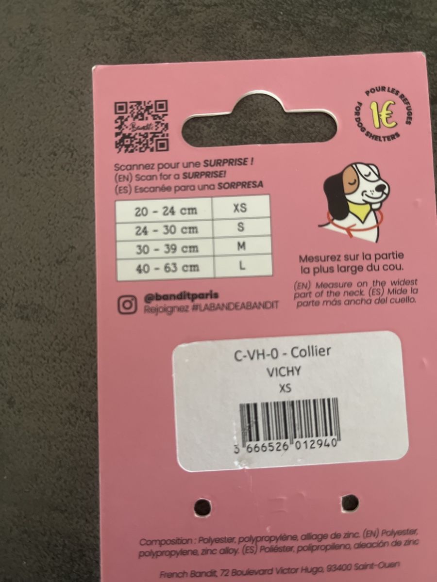 Guinzagli & Collari: Collier pour chien Marque Bandit – Usato da Mont-sur-Lausanne venduto da Pioutch 3