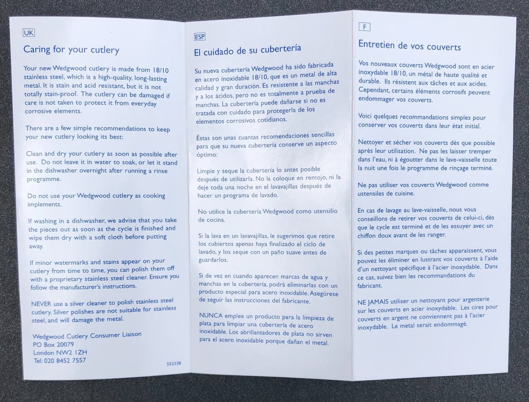 Set di posate: Besteckgarnitur – Nuovo e nell'imballaggio originale da Naefels venduto da Lenanae 4