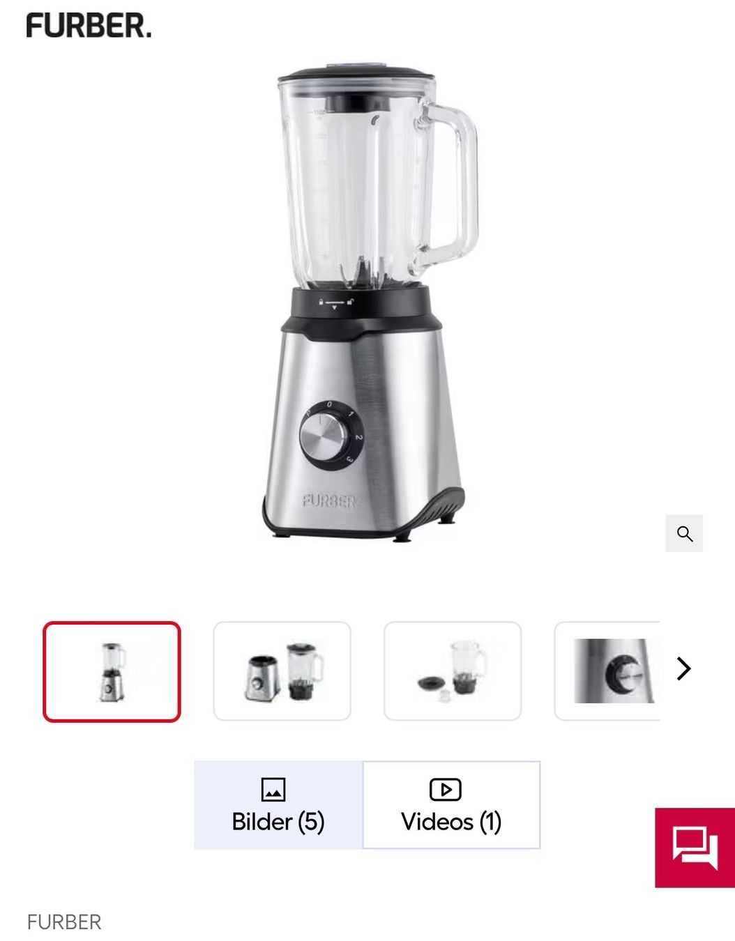 Elettrodomestici da cucina: Standmixer (neu/unverpackt) – Nuovo e nell'imballaggio originale da Zürich venduto da SS59 2