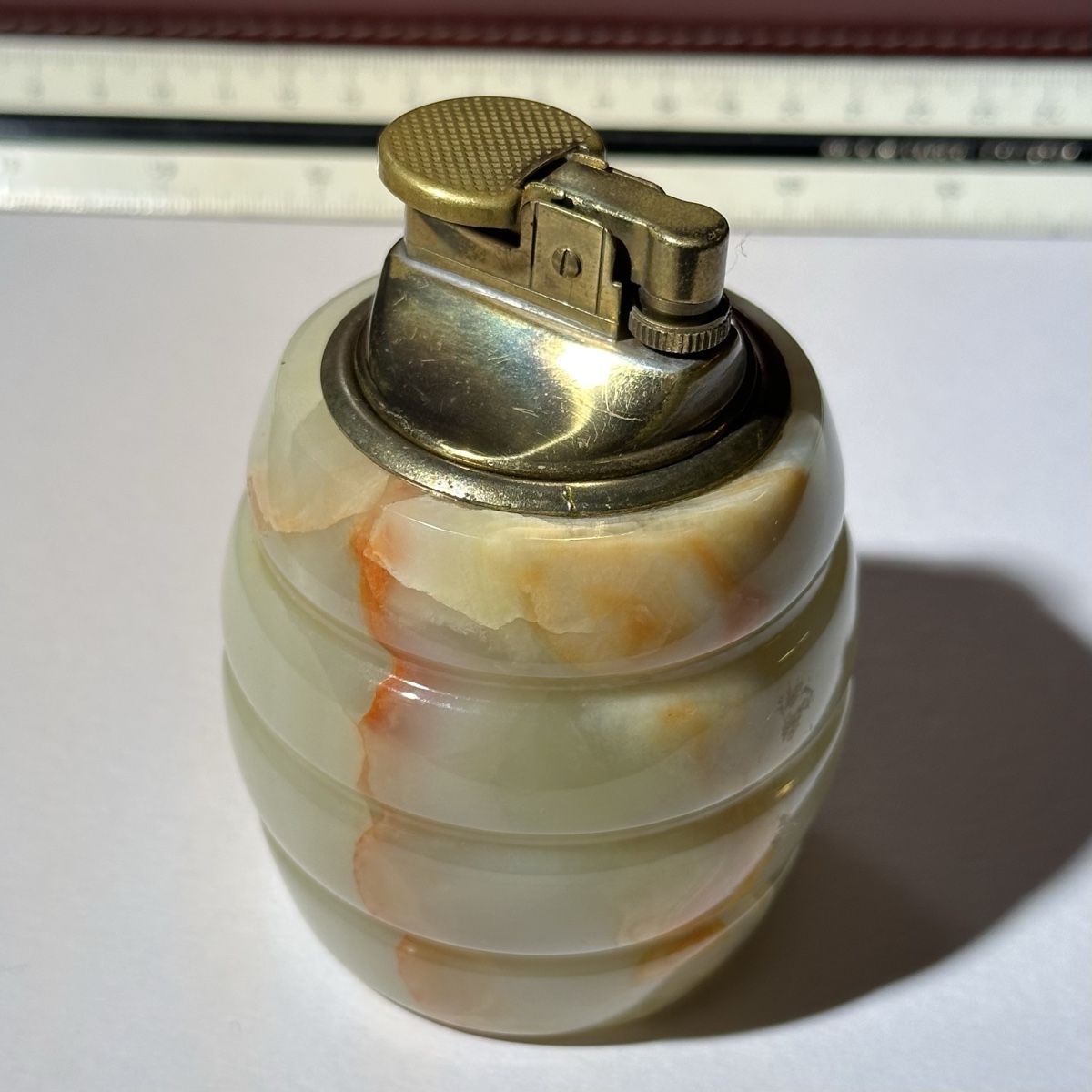 Accendini: Onyx Lighter, Table Lighter, 1960s, Very Rare – Usato da Zürich venduto da RatsTreasure 2