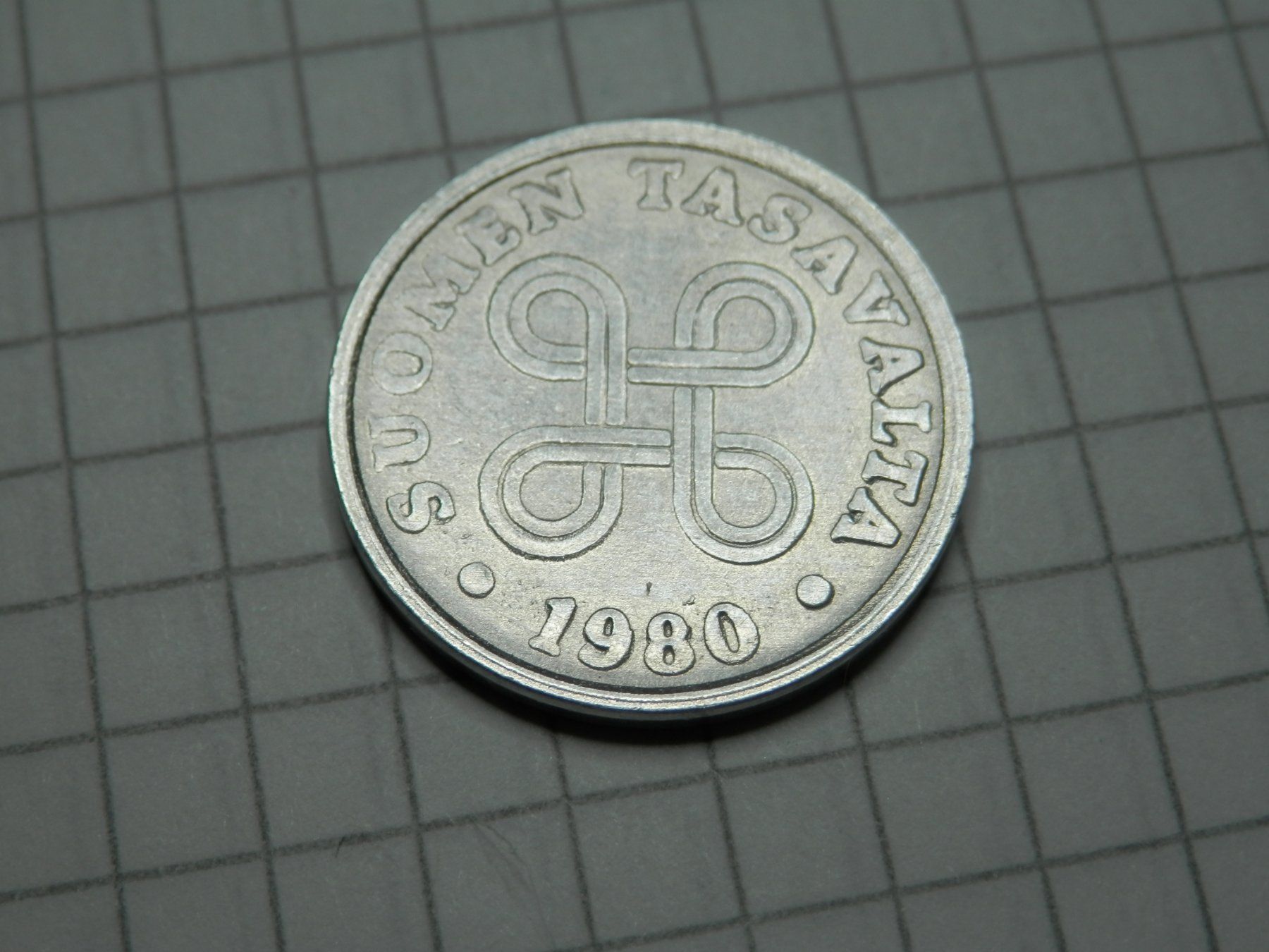 Alle Münzen: Finnland 5 Penny, 1980 – Gebraucht aus Weiach von weiach81